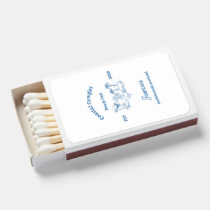 Coastal cowgirl Blue Ocean Bachelorette weekend Matchboxes