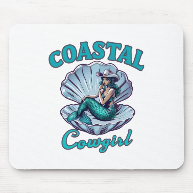 coastal cowgirl mouse pad (Front)