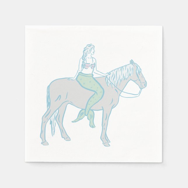 Coastal cowgirl  napkins (Front)