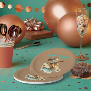 Coastal Cowgirl Western 7 inch Party  Paper Plates