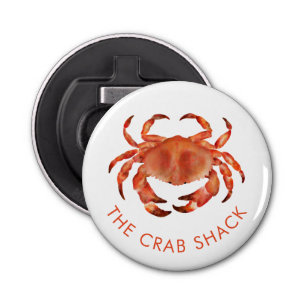 Coastal Crab Bar Restaurant Business Bottle Opener