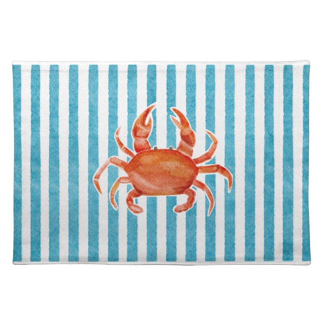 Coastal Crab - Cloth Place Mat (Front)