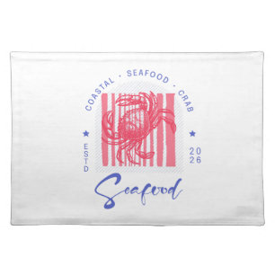 Coastal Crab Cloth Placemat