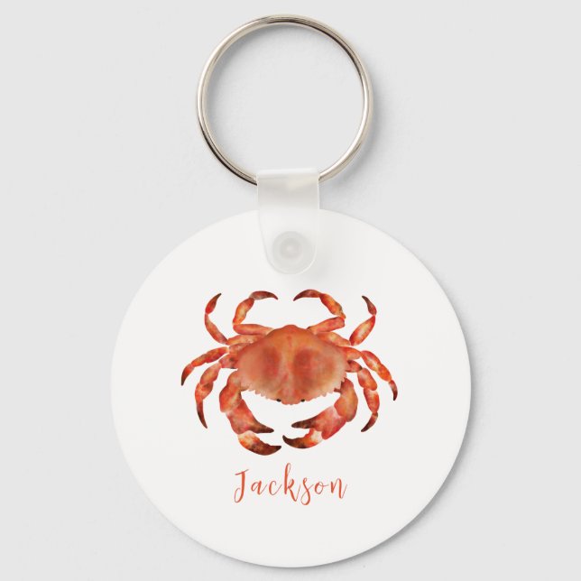 Coastal Crab Keychain (Front)