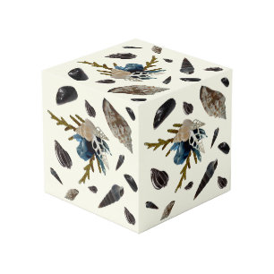 Coastal cube pen holder pencil organizer for desk