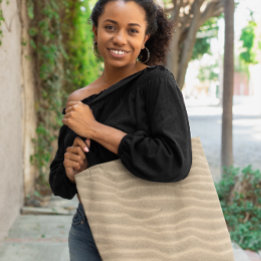 Coastal Currents – Custom Beach Sand Tote Bag