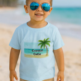 Coastal Cutie Beach Baby T-Shirt Toddler T-shirt