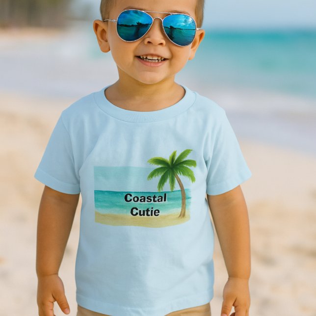 Coastal Cutie Beach Baby T-Shirt Toddler T-shirt (Creator Uploaded)
