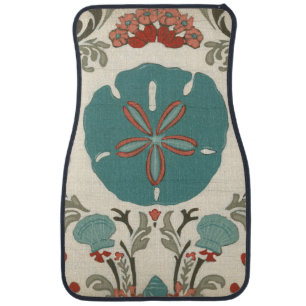 Coastal Damask I Car Mat