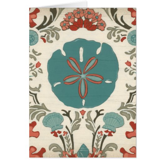 Coastal Damask I Cards (Front)