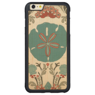 Coastal Damask I Carved Maple iPhone 6 Plus Bumper Case