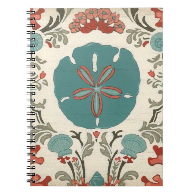 Coastal Damask I Notebook (Front)