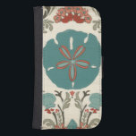 Coastal Damask I Wallet Phone Case For Samsung Galaxy S4<br><div class="desc">Marine Life</div>