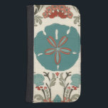 Coastal Damask I Wallet Phone Case For Samsung Galaxy S4<br><div class="desc">Marine Life</div>