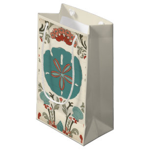 Coastal Damask I Small Gift Bag