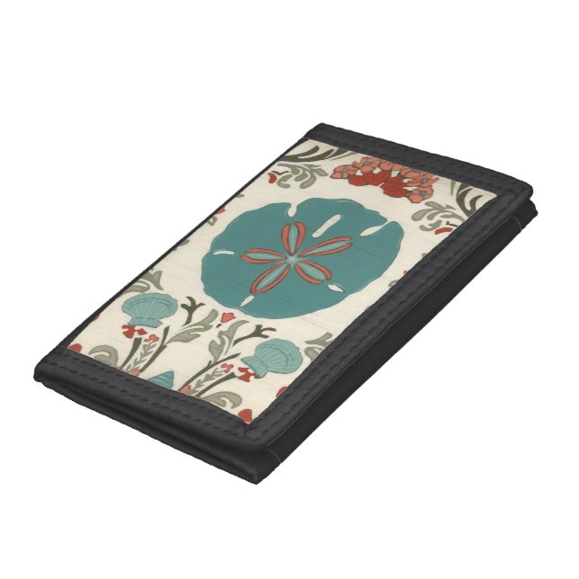 Coastal Damask I Trifold Wallet (Bottom)