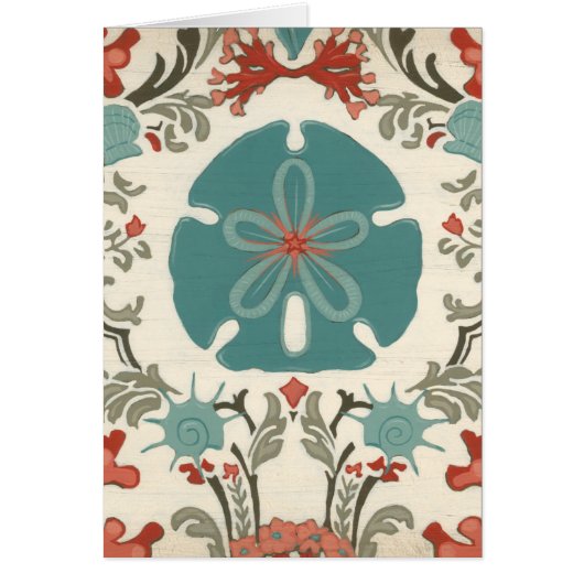 Coastal Damask II Cards (Front)