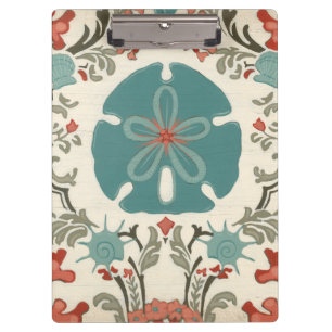 Coastal Damask II Clipboard