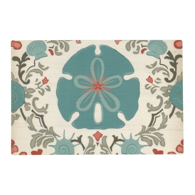 Coastal Damask II Placemat (Front)