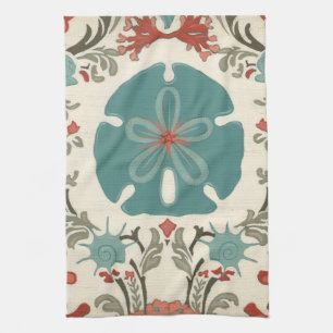 Coastal Damask II Towel