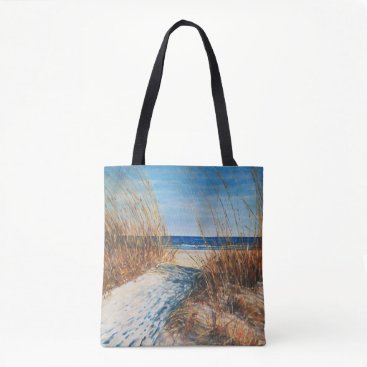 Coastal Decor Sand Dunes Beach Art | Tote Bag Coastal Decor Sand Dunes Beach Art | Tote Bag