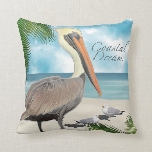 pelican throw pillows