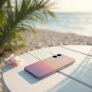 Coastal Drift - Pastel Sunset Gradient iPhone 16 Case