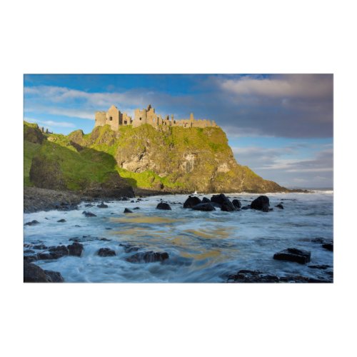 Coastal Dunluce castle Ireland Acrylic Print
