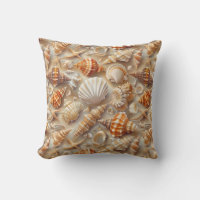 Coastal Elegance Seashell Pattern