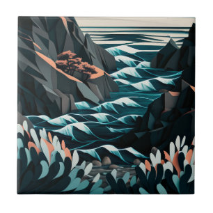 Coastal Energy Ceramic Tile