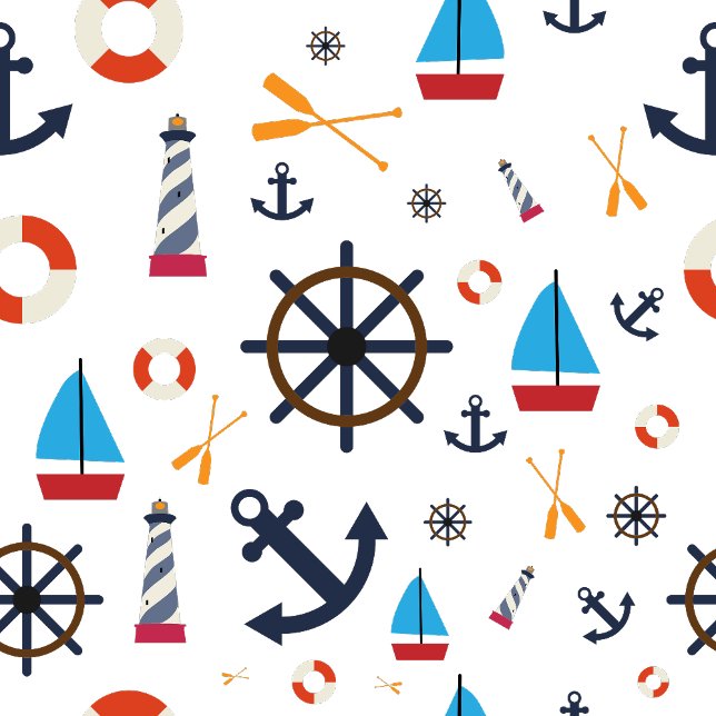 Coastal Escape Nautical Beach Towel (Creator Uploaded)
