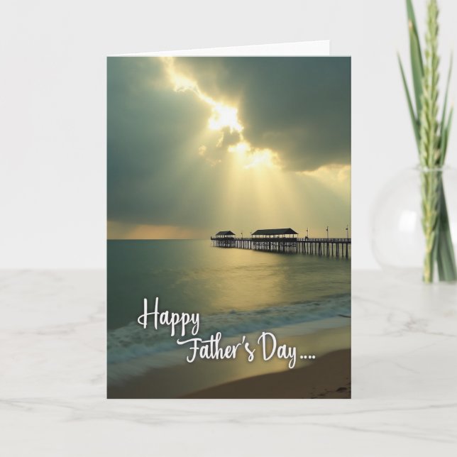 Coastal Fathers Day Light Card (Front)