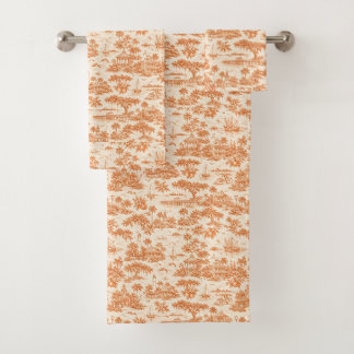 Coastal Georgia Toile Bath Towel Set