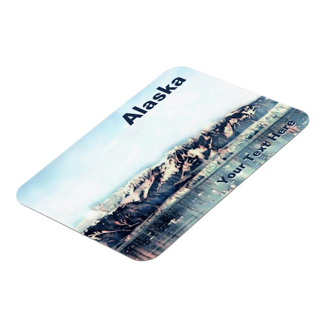 Coastal Glacier Magnet (Left Side)