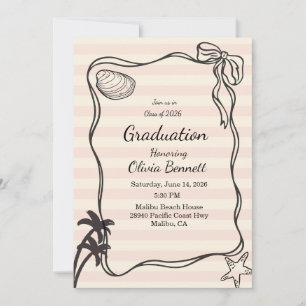 Coastal Graduation 2026 Invitation