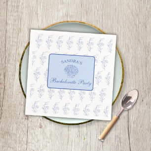 Coastal Grandma Beach Bach Bachelorette Weekend Napkins