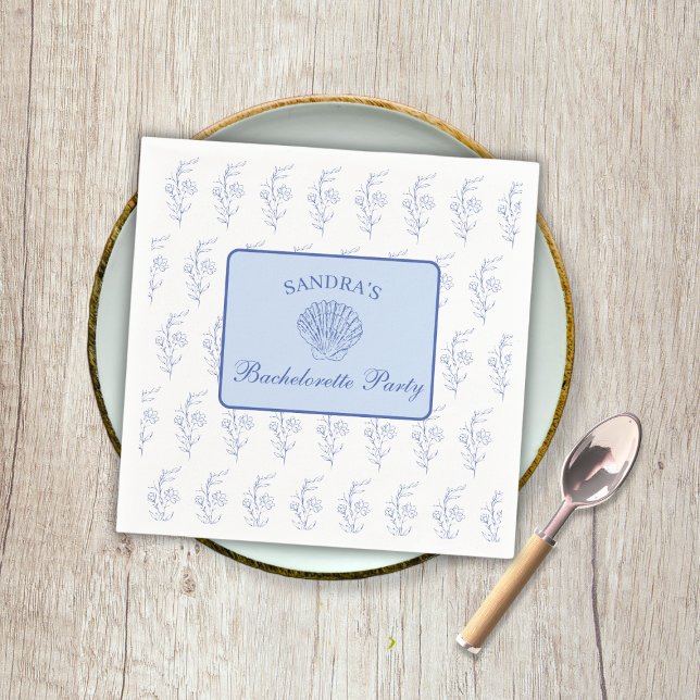 Coastal Grandma Beach Bach Bachelorette Weekend Napkins (Coastal Grandma Beach Bach Bachelorette Weekend Napkins)