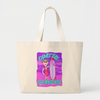 Coastal Grandma Epic Beach Trend Cartoon