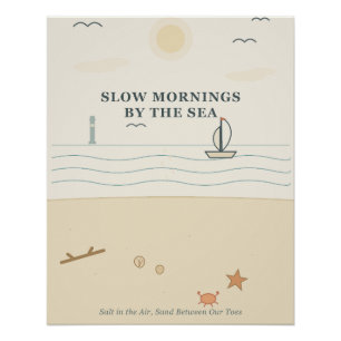 Coastal Grandmother Sailboat Poster