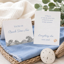 Coastal Guest Welcome Card