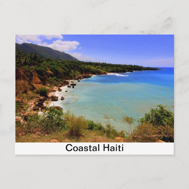 Coastal Haiti Jacmel Postcard (Front)