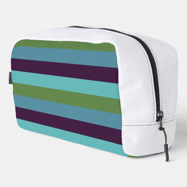 Coastal harmony stripes dopp kit (Right Corner)