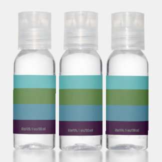 Coastal harmony stripes hand sanitizer
