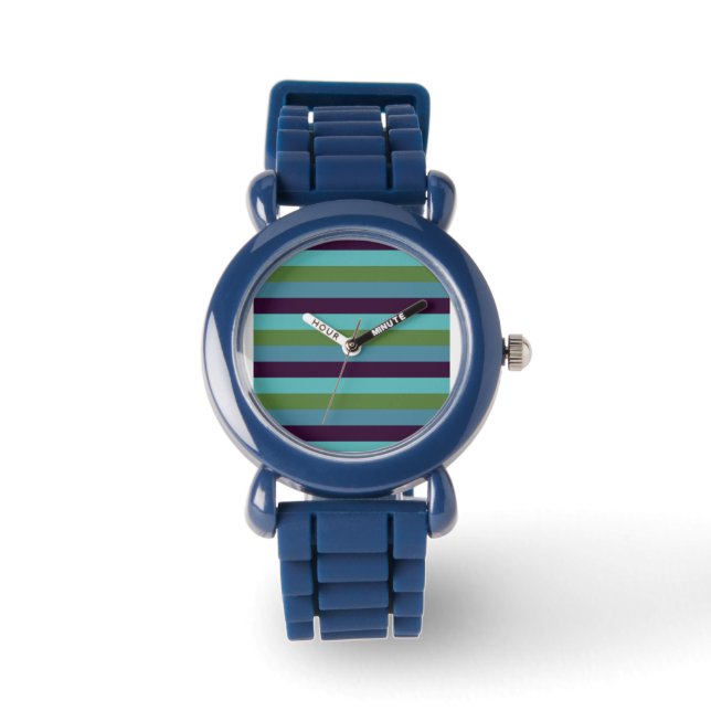 Coastal harmony stripes watch (Front)