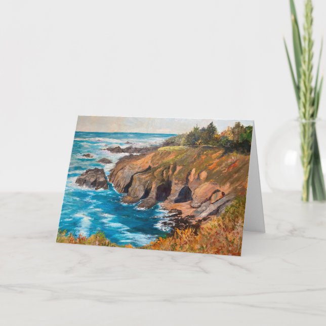 Coastal Highway at Garrapata Greeting Card (Front)