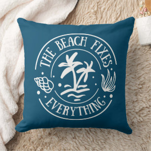 Coastal Home Decor Throw Pillow
