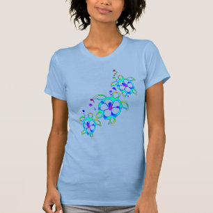 Coastal Honu Hawaiian Turtles T-Shirt