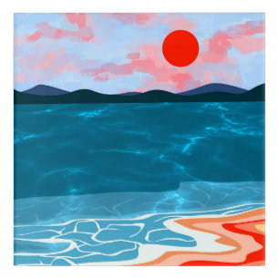 Coastal Hues Acrylic Print