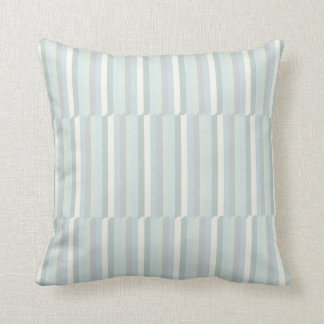 Coastal “Interrupted Stripes” Throw Pillow