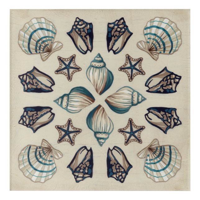 Coastal Kaleidoscope I Acrylic Print (Front)